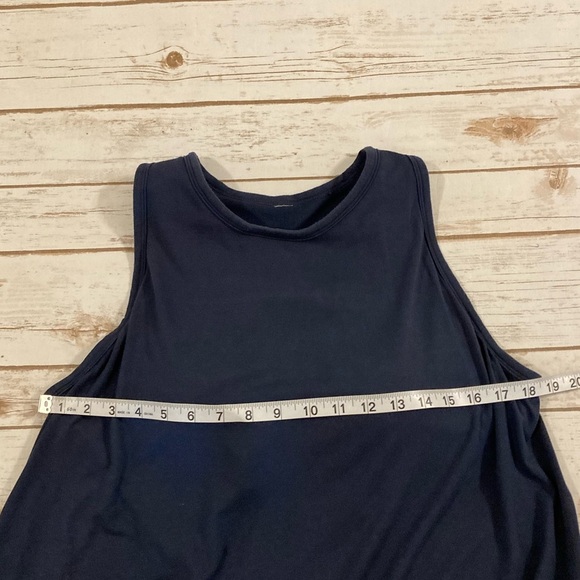 SHEBIRD The Freedom Racerback Bra Tank with Built-in Support Navy Blue 8/XXL - Picture 4 of 14